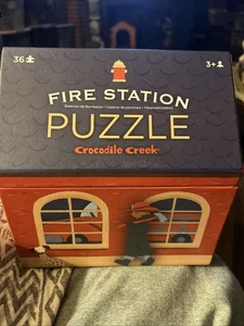 Fire Station Puzzle By Crocodile Creek Complete With All Pieces - Picture 1 of 4