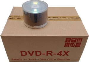540 Blank 8.5G Dual-Layer DVD-R in 12 Spindle Cake Boxes - Afbeelding 1 van 1