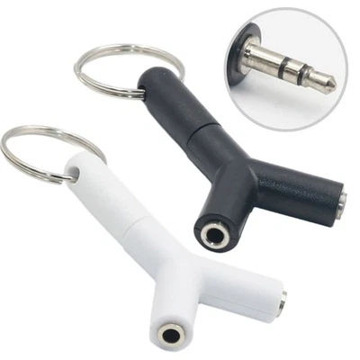 Kopfhörer Splitter Doppelt MM Kopfhörerbuchsen Mini Y Form Produktname - Bild 1 von 4