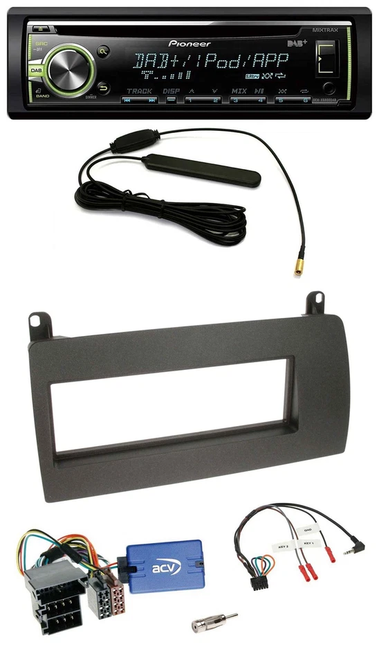 Pioneer MP3 USB CD DAB Lenkrad Autoradio für Rover 75 (2003-2005) - Bild 1 von 4