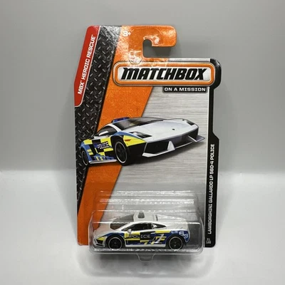 Matchbox 2014 81/120  Lamborghini Gallardo LP 560-4 Police NEW + FAST SHIPPING - Image 1 of 4