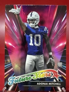 2024 Topps Chrome Adonai Mitchell #FS-25 Future Stars Indianapolis Colts - Picture 1 of 2