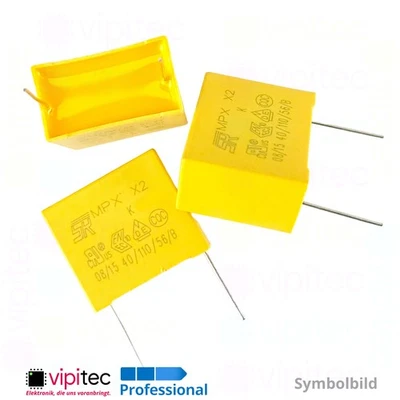 MKP X2 Entstörkondensator Auswahl | 310V ±10% THT Kondensator nF uF µF Sortiment - Bild 1 von 3