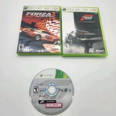Forza Horizon Forza Motorsport 2 + 3 Lot Bundle Xbox 360 Racing Gane - Image 1 of 4