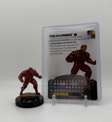Heroclix Avengers 60th Anniversary set King Killmonger #051 Chase figure w/card! - Image 1 of 4