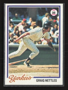 1978 Topps #250 Graig Nettles New York Yankees EX - Foto 1 di 2