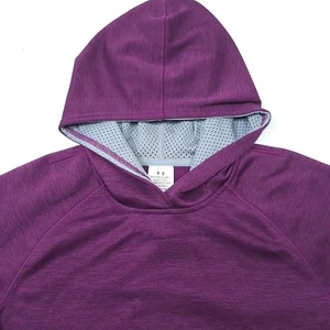 Youth UNDER ARMOUR Fleece Lined - Youth Large - Long Sleeve Pullover - Purple - Picture 1 of 5
