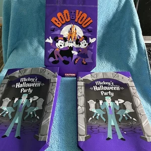 Disney Parks Halloween Reusable Tote Bags – Set of 3 "Mickey’s Halloween Party” - Imagen 1 de 5