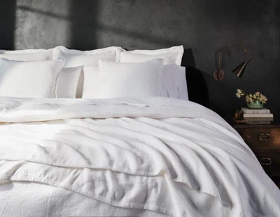 FUNDA NÓRDICA COYUCHI Relajada 100% Lino $598 Blanca REY Foto 1 de 4