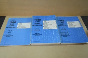 1988 Ford Car Shop Manual Vol B+D chassis elec body power T-Bird Mustang Cougar - Picture 1 of 6