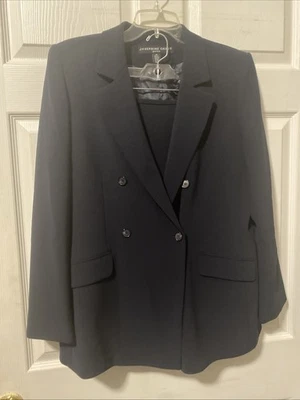 Josephine Chaus Azul Marino Manga Larga Chaqueta y Falda Traje Conjunto Carrera - Talla 14P Foto 1 de 4