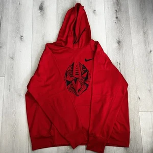 Nike Dri-Fit Therma Fútbol Hombre’s Sudadera con Capucha Rojo/Negro Diamante Fútbol Talla XXL - Imagen 1 de 9