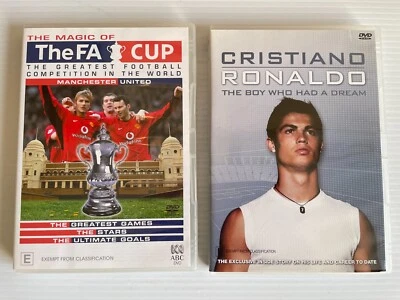 FA Cup Manchester United Magic Soccer Football Ronaldo Documentary DVDs PAL 4  - image 1 of 4
