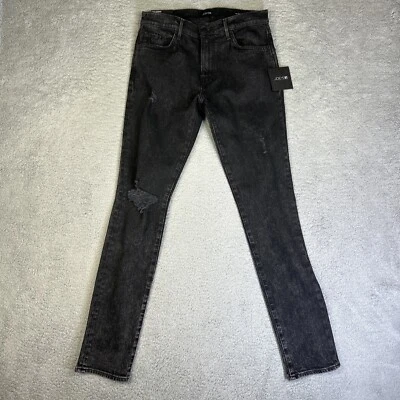 Joes Jeans Mens 32x33 Black Denim Pants The Legend Skinny Grunge Punk Rocker NEW - Image 1 of 4