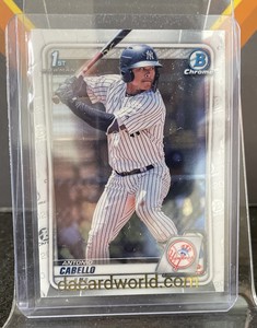2020 1st Bowman Chrome Rookie Card Antonio Cabello Card #BCP-85