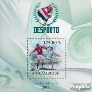 Briefmarken Mosambik 2010 Mi Block 318 (kompl. Ausgabe) postfrisch Fußballspiele - Bild 1 von 1