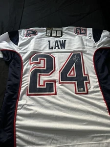 Ty Law Custom Signed Jersey - Picture 1 of 2