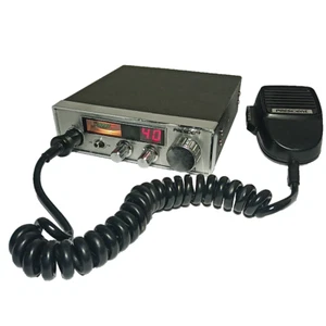 Radio CB CiBi President Taylor F Chrome - 40 Canaux AM/FM Vintage Survivalisme - Imagen 1 de 17