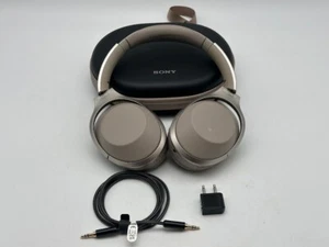 Sony WH1000XM2 Over-Ear Wireless Bluetooth Headphones - Gold - Picture 1 of 8