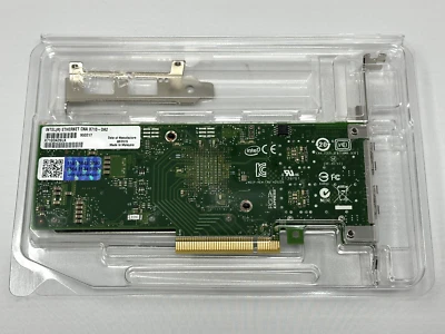 X710-DA2 Genuine INTEL Ethernet Converged Network Adapter X710DA2 Both brackets - Image 1 of 2