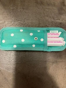 Tampax Satin Touch Flushable Applicator Regular Absorbency Vintage Travel Case - Picture 1 of 2