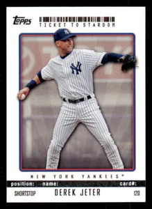 2009 Topps Ticket to Stardom #120 Derek Jeter (ref 235170) - Picture 1 of 2