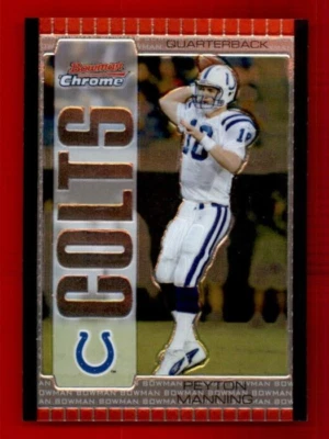 2005 Bowman Chrome #1 Peyton Manning. - Image 1 of 2