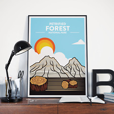 Petrified Forest National Park Print Poster Wall Art (Unframed)