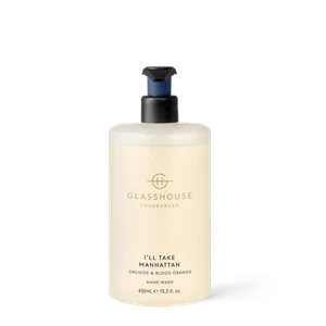I'll Take Manhattan Orchids & Blood Orange 450ml Hand Wash Glasshouse Fragrances - Picture 1 of 3