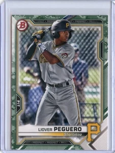 2021 Bowman Prospects Camo #BP52 Liover Peguero - Picture 1 of 1