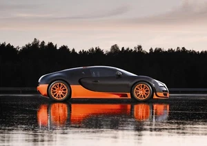 BUGATTI Veyron 2 Sport Car Large Poster Wall Art Print Size A4 A2 A1 A0 - Picture 1 of 4