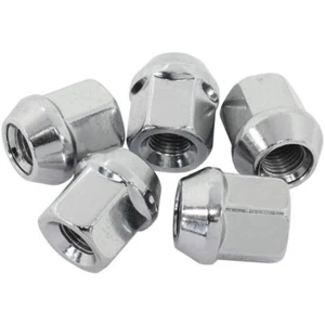 Aeroflow AF3038-1000 Acorn Short Open Chrome Wheel Nuts - M14 x 1.50mm Pack of 5 - Picture 1 of 1