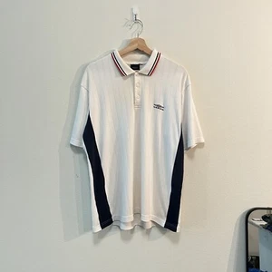 Camisa polo vintage Umbro Inglaterra manga corta años 90 ropa deportiva talla grande - Imagen 1 de 4
