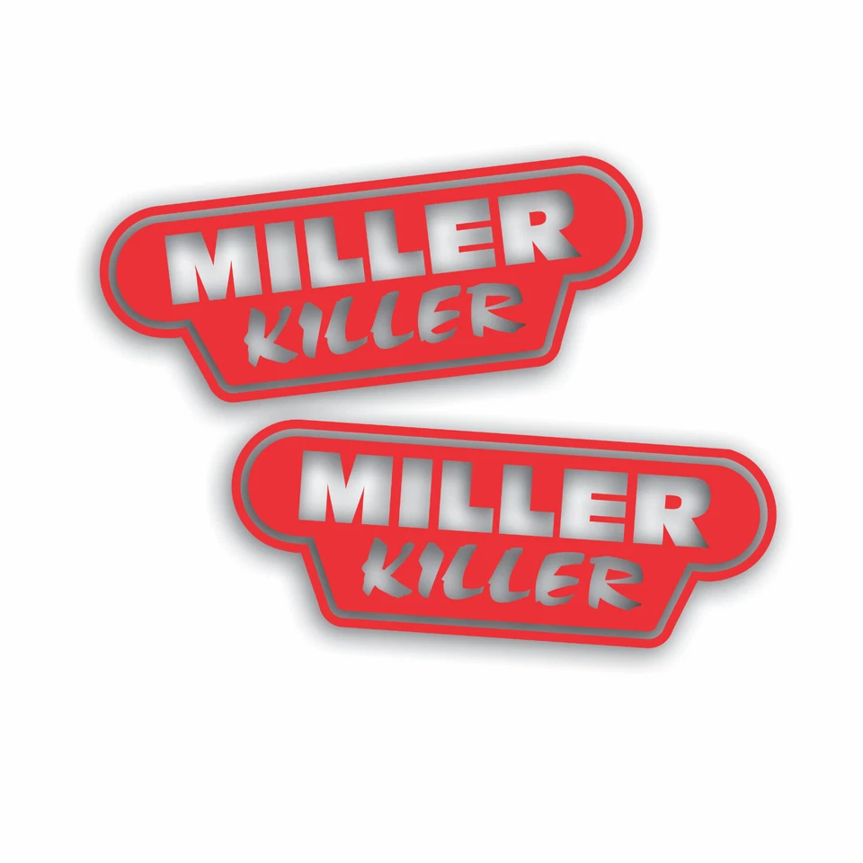 2X Adesivo Adesivo MILLER KILLER Compatível com Lincoln Electric Mig Arc Tig Soldador a Gás R - Imagem 1 de 1