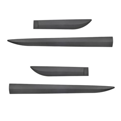 Protectores laterales para Mitsubishi Outlander II SUV 2006-2013 satinado negro1 - Imagen 1 de 4