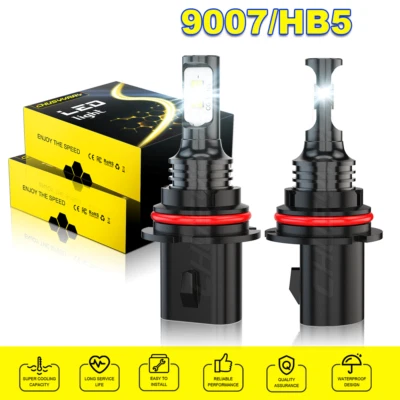 LED Headlight kit 9007 HB5 White 6k Hi/Lo for MITSUBISHI Montero Sport 2000-2004 - Image 1 of 4