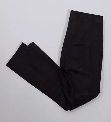Pantalón VINCE para mujer marrón elástico de cuero frente plano talla S/P ($1295) Foto 1 de 4