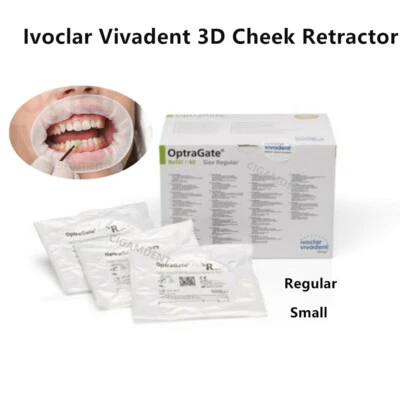 Ivoclar Optragate dental 3D retrator de bochecha abridor de boca regular pequeno adulto criança - Imagem 1 de 4