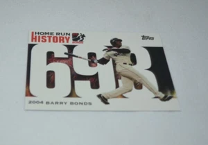 2006 TOPPS - BARRY BONDS HOME RUN HISTORY CARD BB 693 - Picture 1 of 5