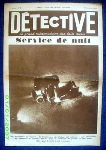 DETECTIVE #6 Pauvre PARIS Bandit Marseille Crime Nantes Bagne Guyane 1928 rare ! - Picture 1 of 1