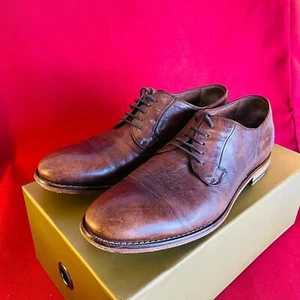 AQUILA D'ORO Brown Dress Shoes ITALIAN MADE Leather Sole Size 42EU US9 AU8 - Picture 1 of 13