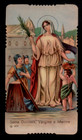 A1 Santino ANTICO  Holy Card - Ediz. GN n°474 SANTA DOROTEA V.M.