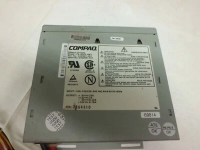 Compaq 242907-001 242908-001 PA-4022-6B2 TESTED GOOD, 30 days return period - Image 1 of 4