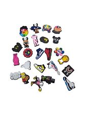 24 Pack One Piece Crock Shoe Charms Bulk Pins for Croc All Age
