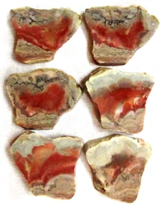 Glen Canyon Jasper Slab - 260 Grams - Utah - Lot of 6 - Picture 1 of 2