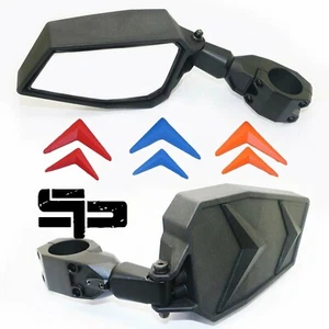 Polaris RZR Ranger Yamaha Rhinos UTV Side Mirrors Rear View Mirror 1.75" Bar - Bild 1 von 2
