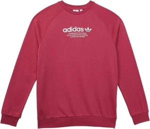 Adidas Adicolor Crew (Little Kids/Big Kids) Wild Pink Size L (14 Big Kids) - Picture 1 of 1