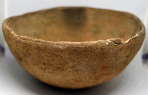 Ancient Pre Columbian Clay Bowl Pottery - Picture 1 of 7