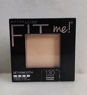 Maybelline New York Fit Me #130 Buff Beige Set & Smooth Normal To Dry  - Image 1 of 3