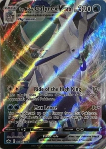 Pokemon TCG Ice Rider Calyrex VMAX 046/198 SWSH06: Chilling Reign Ultra Rare - Picture 1 of 1